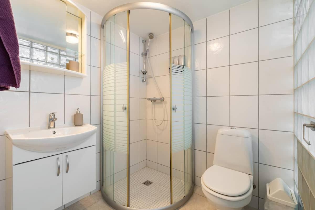 Mountain View Near Oslo: Bedroom, Lounge, Kitchen And Bathroom. Flat In Rykkinn Apartment